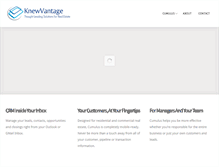 Tablet Screenshot of knewvantage.com
